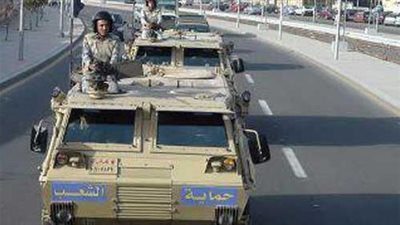 4 مدرعات وقوات أمن تطارد إرهابيي المعزول ببورسعيد