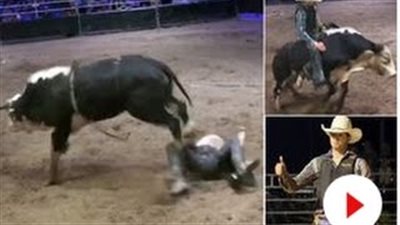 بالفيديو.. لقطات مروعة للحظة تمزيق «ثور» عملاق كبد متسابق أمام الجماهير