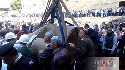 عشماوى وديترش راو يغيبان عن نقل تماثيل المطرية إلى المتحف الكبير