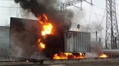 حريق بكشك كهرباء بالقرب من فيلا محافظ الفيوم