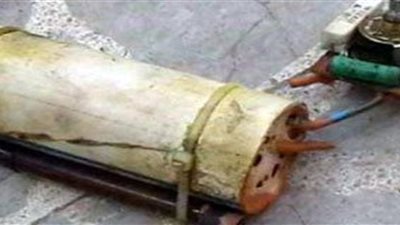 أهالي الشيخ زويد يعثرون على عبوة ناسفة معلقة بشجرة