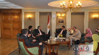 وزير التعليم العالى يستقبل سفير فرنسا في القاهرة