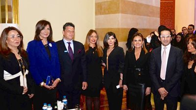 سحر نصر تشهد تنصيب أحمد حلمي ومنى زكي ودنيا سمير سفراء نوايا حسنة