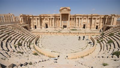 «الدفاع الروسية» تنشر فيديو يثبت تدمير آثار «تدمر»