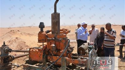 محافظ الوادي الجديد يصادر معدات التعدي على أراضي الدولة