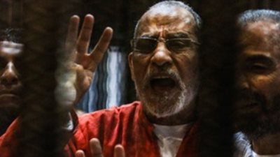 غدا.. محاكمة بديع وآخرين في قضية «فض اعتصام رابعة»