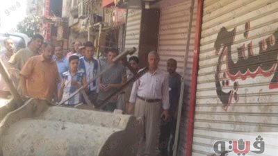 بالصور.. إزالة فدان من التعديات على أملاك الدولة بشبرا الخيمة