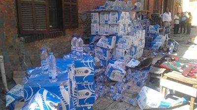 ضبط مصنع لإنتاج المياه المعدنية المغشوشة في الخصوص