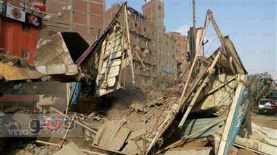 بالصور.. حملة لإزالة الأكشاك والأرصفة المخالفة في القليوبية