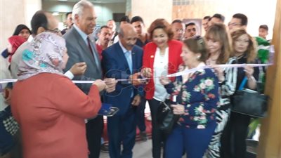 افتتاح معرض الخير الثالث بجامعة حلوان بالتعاون مع نادي روتاري