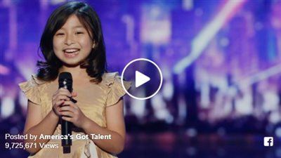 بالفيديو.. رد فعل طفلة لحظة حصولها على الباز الذهبي