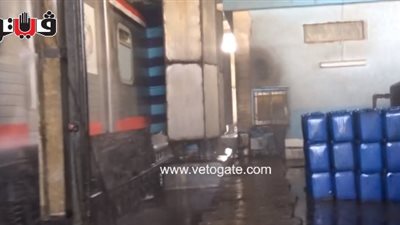 بالفيديو.. مراحل غسيل وتجفيف القطار إليكترونيا