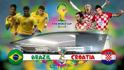 اليوم..البرازيل وكرواتيا يقصان شريط كأس العالم 2014