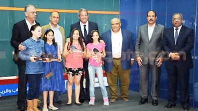 بالصور.. وزير الرياضة يشهد ختام بطولة الجمهورية للإسكواش