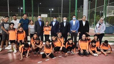 وزير الرياضة ومحافظ بورسعيد يشهدان تدريب لاعبي الإسكواش بالمدينة الرياضية | صور