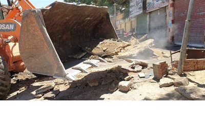 جهازا مدينتي أكتوبر وبدر ينفذان حملتين لإزالة المخالفات ورفع الإشغالات