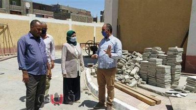 رئيسة نقادة تتفقد محطة  رفع الصرف الصحي بشارع 23 يوليو | صور