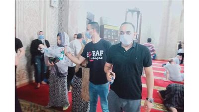 إجراءات احترازية لمواجهة كورونا في أول صلاة جمعة بأبو العباس في الإسكندرية | صور