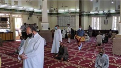 فتح المساجد بالأقصر  لأداء صلاة الجمعة لأول مرة بعد انقطاع أشهر
