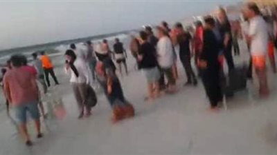 انتشال جثة غريق بشاطيء النخيل في الإسكندرية