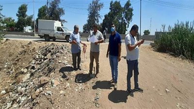 نزع ملكية جسر  مصرف سماتاي لفتح طريق رئيسي لمجزر طنطا الآلي | صور