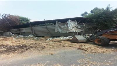 إزالة 3697 مخالفة وتعدي على الأراضي الزراعية وأملاك الدولة بالغربية