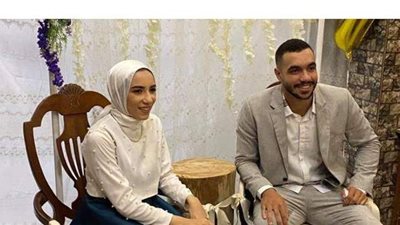 حفل خطوبة زملكاوي بين لاعب اليد ونجمة ألعاب القوى