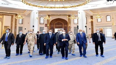 السيسي يفتتح صرحا إسلاميا جديدا.. تعرف على مسجد الشهيد عبدالمنعم ريـاض بالإسكندرية