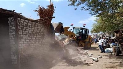 إزالة 3260 مخالفة وتعديا على الأراضي الزراعية وأملاك الدولة بالغربية