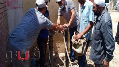 الشرقية تحرر  محاضر  تعدى علي شبكات الصرف الصحى وسرقة مياه |صور