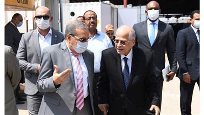 وزير الإنتاج الحربي يطلع على التجهيزات النهائية لمحطة معالجة مياه الرياح الناصري