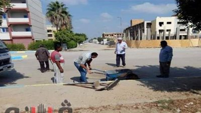 حملة للنظافة وإزالة الإشغالات بالقنطرة شرق في الإسماعيلية | صور