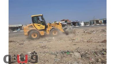 حملة  للنظافة وصيانة أعمدة الإنارة  بقرى القنطرة شرق