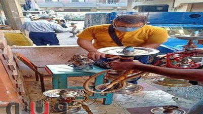 بسبب كورونا.. تشميع مقهى مخالف  وتغريم 89 سائقا بالشرقية | صور