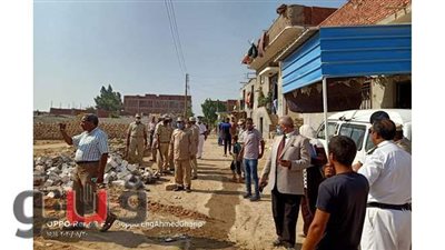 تنفيذ قرارات إزالة لـ  28 تعديا بالبناء على الأراضي الزراعية اليوم  في بلبيس