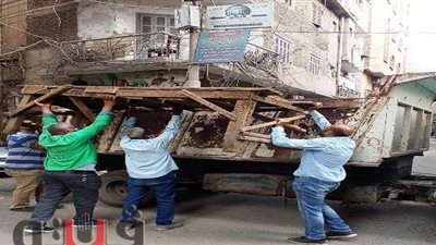 غلق وتشميع 3 محلات مخالفة وإزالة 5 أكشاك غير مرخصة بالشرقية | صور