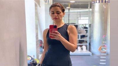 منة فضالى تنشر صورة جديدة من الجيم