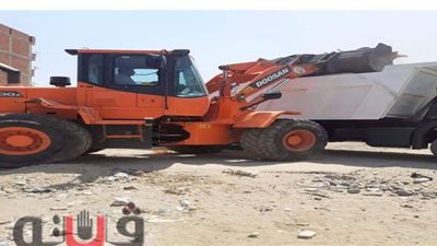 رفع 140 طنا من القمامة عن قري مدينة الإسماعيلية
