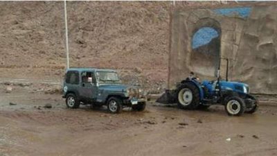 محافظة جنوب سيناء: سيل سانت كاترين لم يتسبب فى أى خسائر