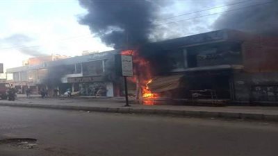 السيطرة علي حريق في ورشة لتصنيع مراتب الإسفنج بشبرا الخيمة