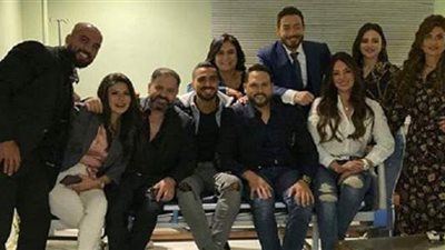 نجلاء بدر وفريق عمل 