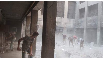 الهيئة الهندسية للقوات تبدأ ترميم مجمع محاكم الجلاء