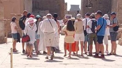 معبد الكرنك يستقبل أول الأفواج السياحية القادمة من الغردقة