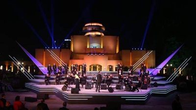 فرقة عبد الحليم نويرة فى حفل فنى جديد على مسرح النافورة بالأوبرا