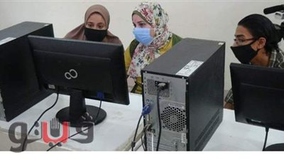 جامعة المنيا تواصل استقبال الطلاب لتسجيل رغباتهم بالمرحلة الثانية | صور