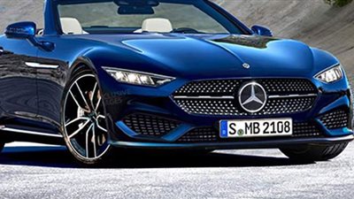 مرسيدس SL الرودستر الجديدة بسقف قماشي