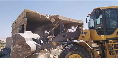 إزالة 25 تعديا  على أراضي أملاك الدولة بالعريش | صور