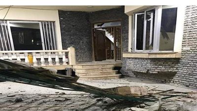 قصف مقر شركة تأمين مطار بغداد الدولي بصاروخ 