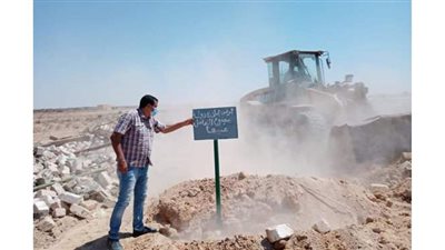 إزالة 569 حالة تعدٍ بالزراعة والبناء على أراضي أملاك الدولة بالفيوم