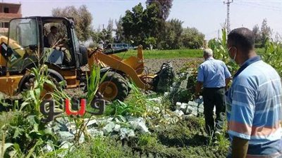استمرار حملات إزالة المباني المخالفة بالشرقية  | صور